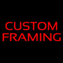 Red Custom Framing 1 Handmade Art Neon Sign