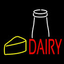 Red Dairy Handmade Art Neon Sign