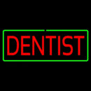 Red Dentist Green Border Handmade Art Neon Sign