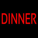 Red Dinner Handmade Art Neon Sign