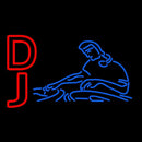 Red Dj Blue Handmade Art Neon Sign