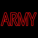 Red Double Stroke Army Handmade Art Neon Sign