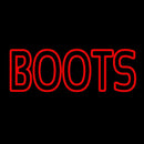 Red Double Stroke Boots Handmade Art Neon Sign