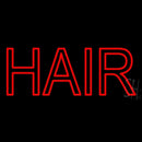 Red Double Stroke Hair Handmade Art Neon Sign