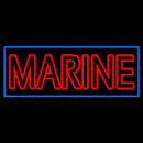Red Double Stroke Marine Handmade Art Neon Sign