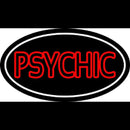 Red Double Stroke Psychic White Border Handmade Art Neon Sign