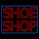 Red Double Stroke Shoe Shop Handmade Art Neon Sign
