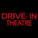 Red Drive In Theatre Handmade Art Neon Sign