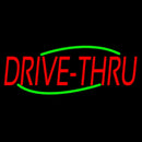 Red Drive Thru Handmade Art Neon Sign