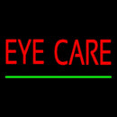 Red Eye Care Green Line Handmade Art Neon Sign