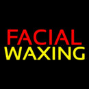 Red Facial Yellow Waxing Handmade Art Neon Sign