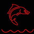 Red Fish Handmade Art Neon Sign