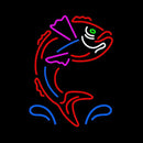 Red Fish Handmade Art Neon Sign