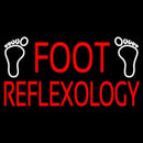 Red Foot Reflexology Handmade Art Neon Sign