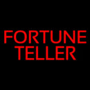 Red Fortune Teller Handmade Art Neon Sign