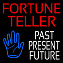 Red Fortune Teller White Past Present Future Handmade Art Neon Sign