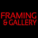 Red Framing And Gallery Handmade Art Neon Sign