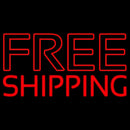 Red Free Shipping Block Handmade Art Neon Sign