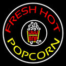 Red Fresh Hot Yellow Popcorn Handmade Art Neon Sign