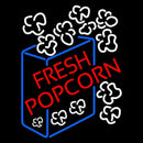 Red Fresh Popcorn Handmade Art Neon Sign