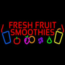 Red Fresh Smoothies Handmade Art Neon Sign