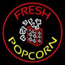 Red Fresh Yellow Popcorn Handmade Art Neon Sign