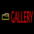 Red Gallery With Logo Handmade Art Neon Sign