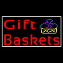 Red Gift Baskets With Logo Handmade Art Neon Sign
