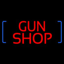 Red Gun Shop Handmade Art Neon Sign