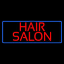 Red Hair Salon With Blue Border Handmade Art Neon Sign