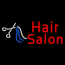Red Hair Salon With Scissor Handmade Art Neon Sign