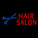 Red Hair Salon With Scissor Handmade Art Neon Sign
