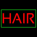 Red Hair With Green Border Handmade Art Neon Sign