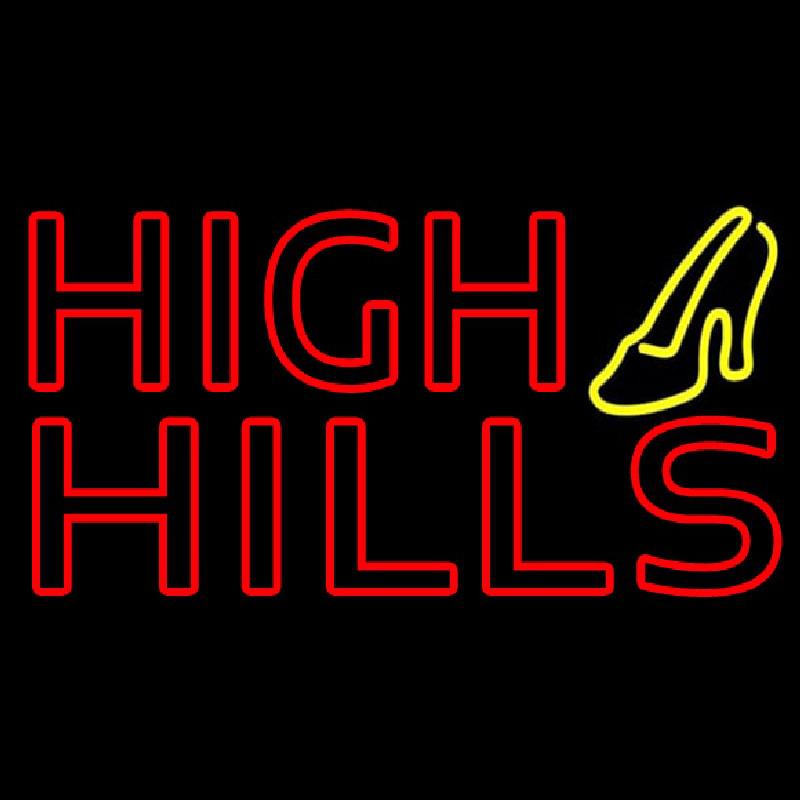 Red High Heels Handmade Art Neon Sign