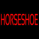 Red Horseshoe Block Handmade Art Neon Sign