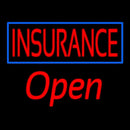 Red Insurance Open Handmade Art Neon Sign