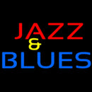 Red Jazz And Blue Blues Block Handmade Art Neon Sign