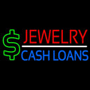 Red Jewelry Blue Cash Loans Handmade Art Neon Sign