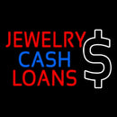 Red Jewelry Cash Loans Handmade Art Neon Sign