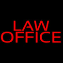 Red Law Office Handmade Art Neon Sign