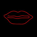 Red Lips Handmade Art Neon Sign