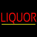 Red Liquor Yellow Line Handmade Art Neon Sign