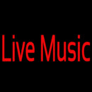 Red Live Music 2 Handmade Art Neon Sign