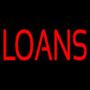 Red Loans Handmade Art Neon Sign