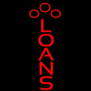 Red Loans Handmade Art Neon Sign