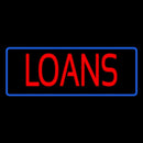 Red Loans With Blue Borer Handmade Art Neon Sign