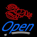 Red Lobster Open Handmade Art Neon Sign