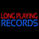 Red Long Playing Blue Records Block 1 Handmade Art Neon Sign