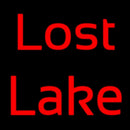 Red Lost Lake Handmade Art Neon Sign