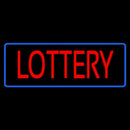 Red Lottery Blue Border Handmade Art Neon Sign